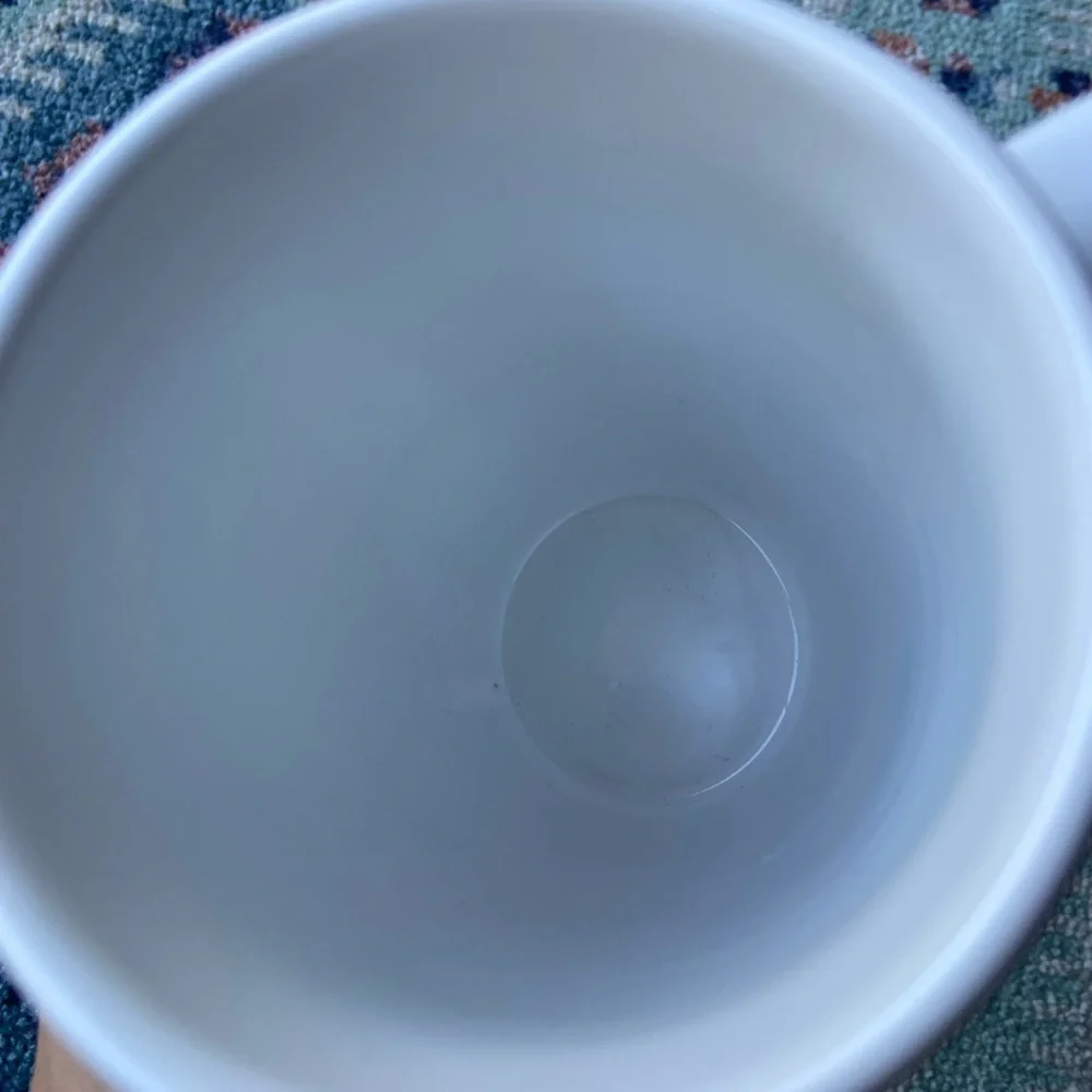 Target Coffee mug white gold too much monday not enough coffee modern farmhouse